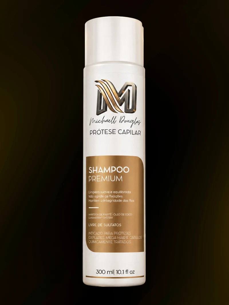 Shampoo Michaell Douglas para prótese capilar
